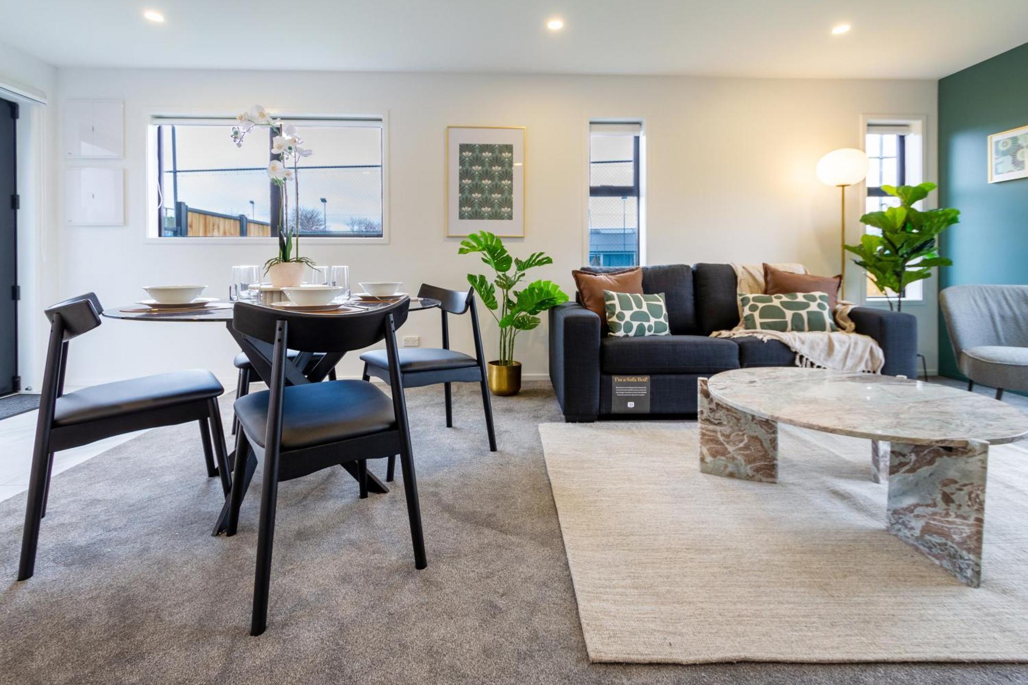 Serene Living 2 Bed With Carpark Christchurch Exteriér fotografie