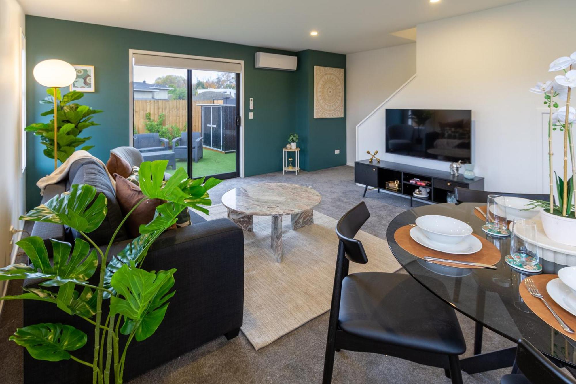 Serene Living 2 Bed With Carpark Christchurch Exteriér fotografie